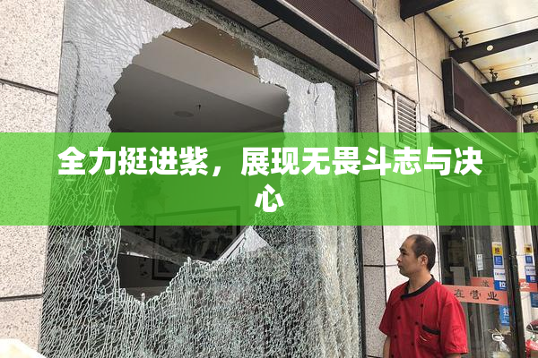 全力挺进紫，展现无畏斗志与决心