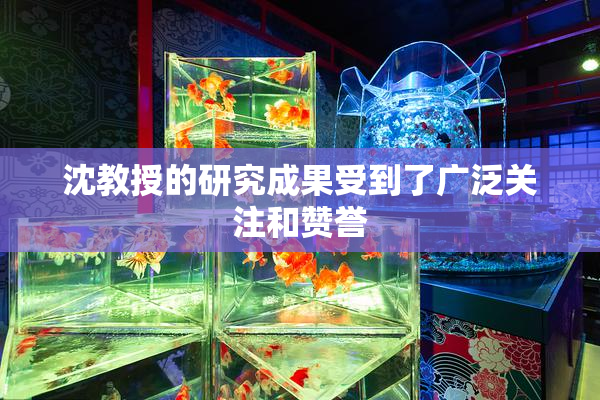 沈教授的研究成果受到了广泛关注和赞誉