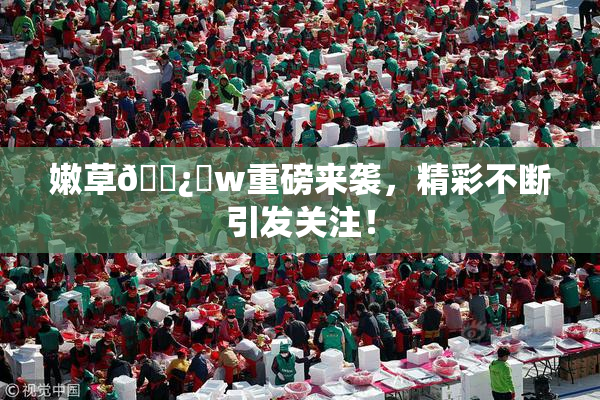 嫩草🌿‌w重磅来袭，精彩不断引发关注！
