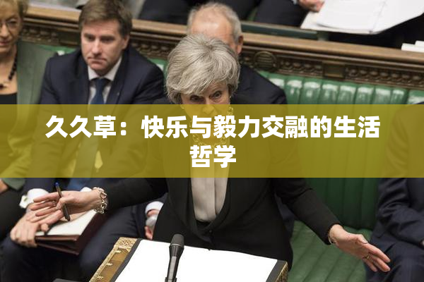 久久草：快乐与毅力交融的生活哲学