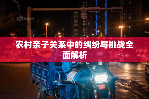 农村亲子关系中的纠纷与挑战全面解析