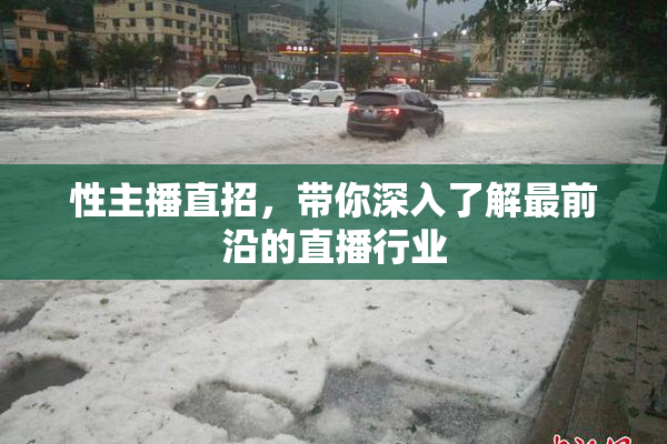 性主播直招，带你深入了解最前沿的直播行业