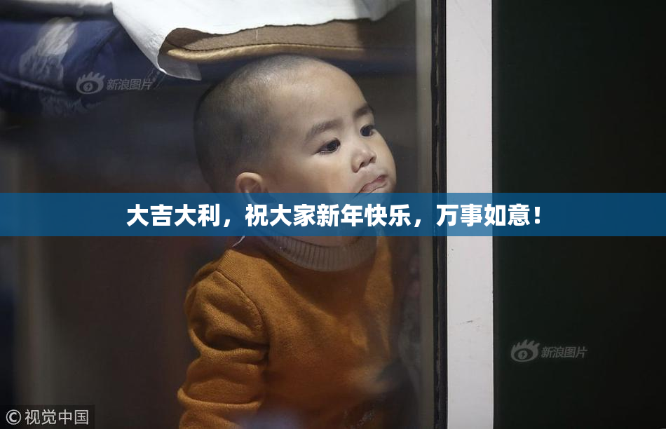 大吉大利，祝大家新年快乐，万事如意！