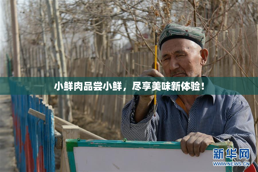 小鲜肉品尝小鲜，尽享美味新体验！