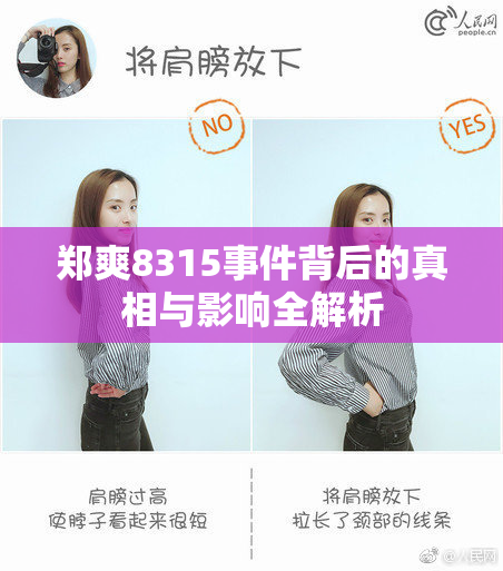 郑爽8315事件背后的真相与影响全解析