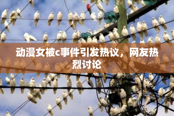 动漫女被c事件引发热议，网友热烈讨论