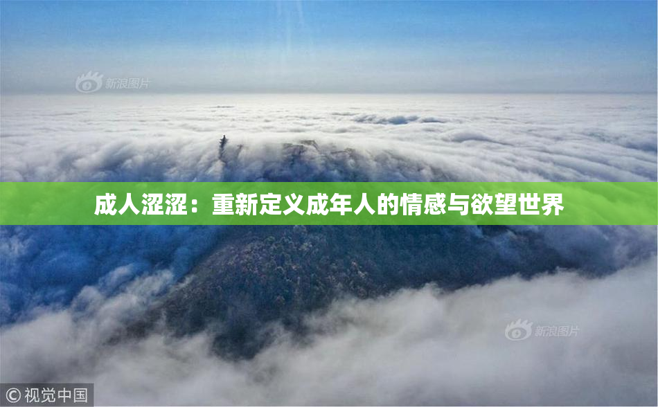 成人涩涩：重新定义成年人的情感与欲望世界