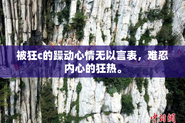 被狂c的躁动心情无以言表，难忍内心的狂热。