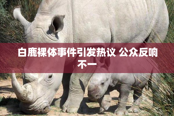 白鹿裸体事件引发热议 公众反响不一