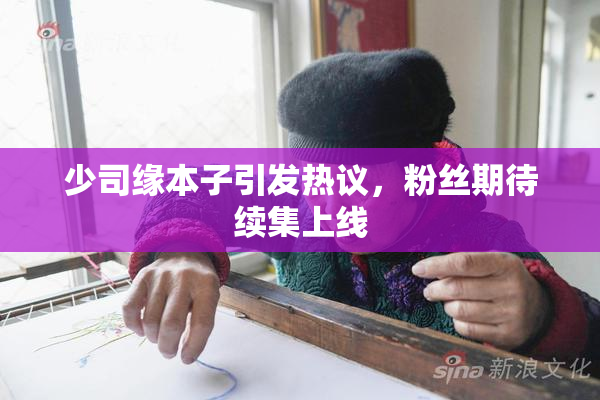 少司缘本子引发热议，粉丝期待续集上线