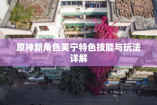 原神新角色芙宁特色技能与玩法详解