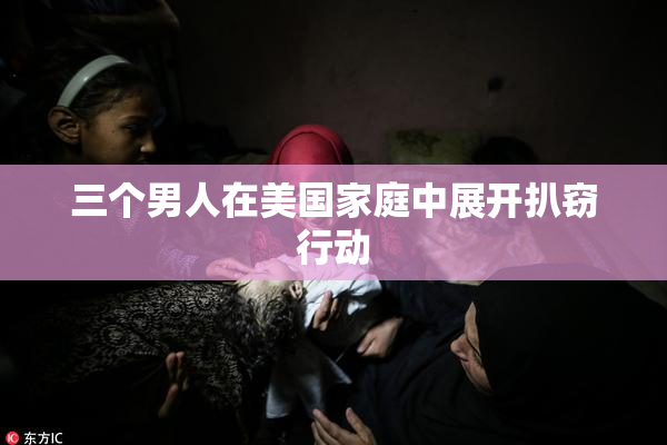 三个男人在美国家庭中展开扒窃行动