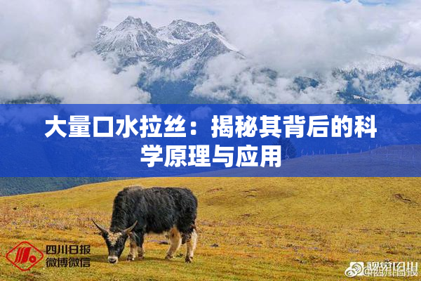 大量口水拉丝：揭秘其背后的科学原理与应用