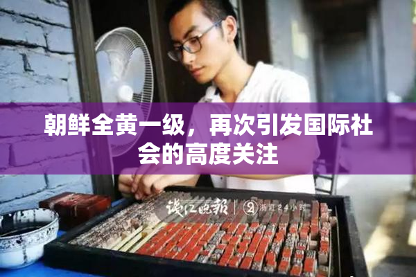 朝鲜全黄一级，再次引发国际社会的高度关注