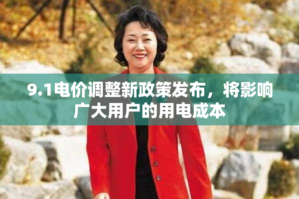 9.1电价调整新政策发布，将影响广大用户的用电成本