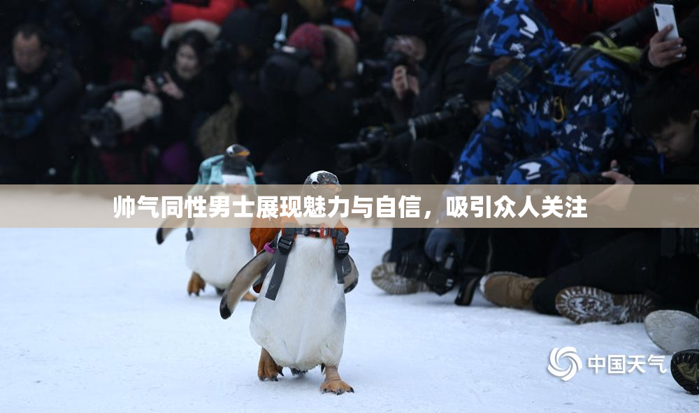 帅气同性男士展现魅力与自信，吸引众人关注