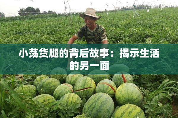小荡货腿的背后故事：揭示生活的另一面