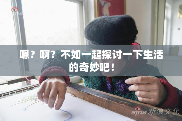 嗯？啊？不如一起探讨一下生活的奇妙吧！