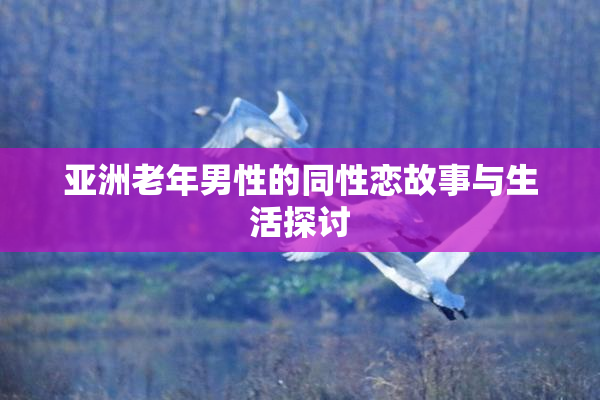 亚洲老年男性的同性恋故事与生活探讨