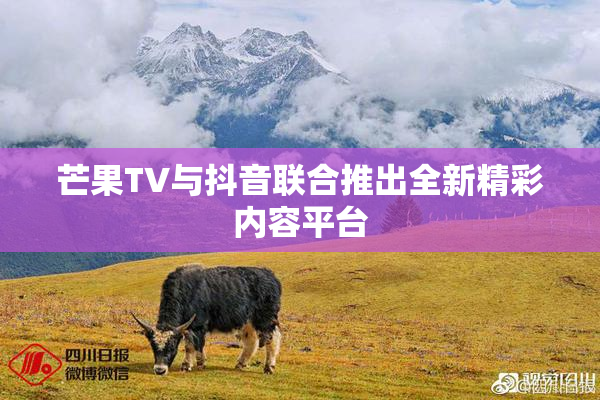 芒果TV与抖音联合推出全新精彩内容平台