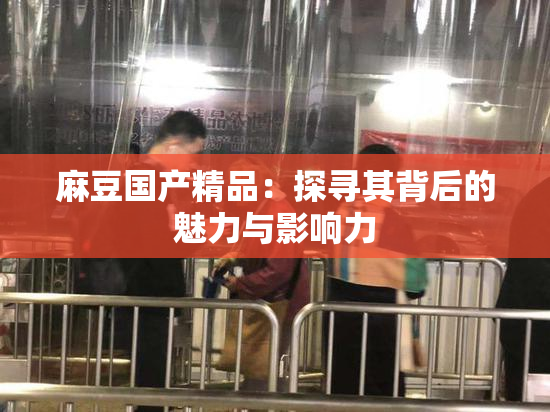 麻豆国产精品：探寻其背后的魅力与影响力