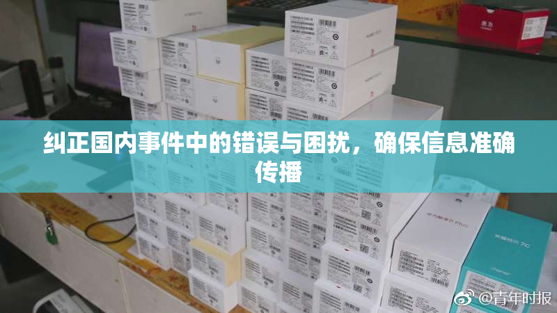 纠正国内事件中的错误与困扰，确保信息准确传播