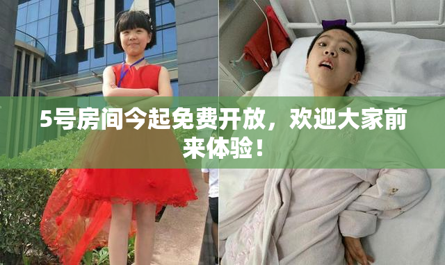 5号房间今起免费开放，欢迎大家前来体验！