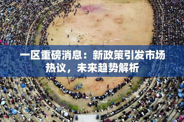 一区重磅消息：新政策引发市场热议，未来趋势解析