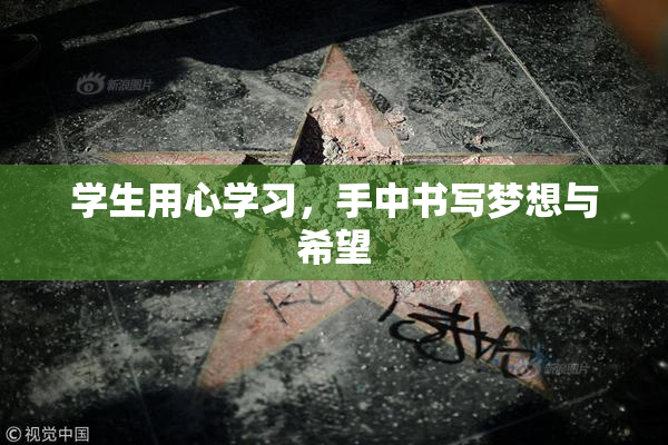 学生用心学习，手中书写梦想与希望