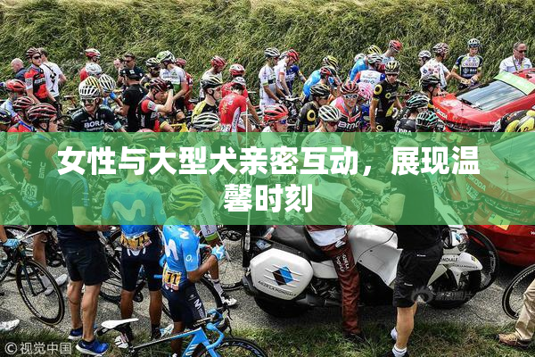 女性与大型犬亲密互动，展现温馨时刻