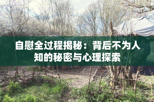 自慰全过程揭秘：背后不为人知的秘密与心理探索
