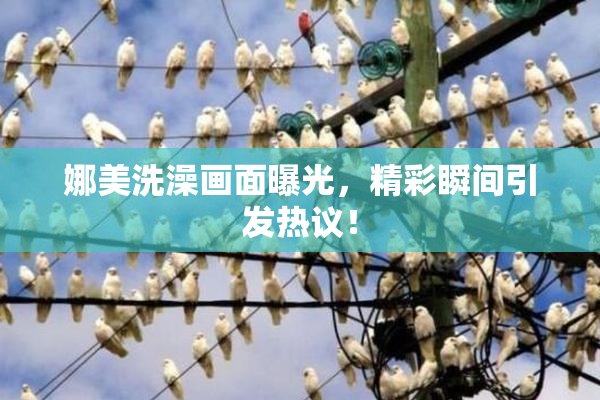 娜美洗澡画面曝光，精彩瞬间引发热议！