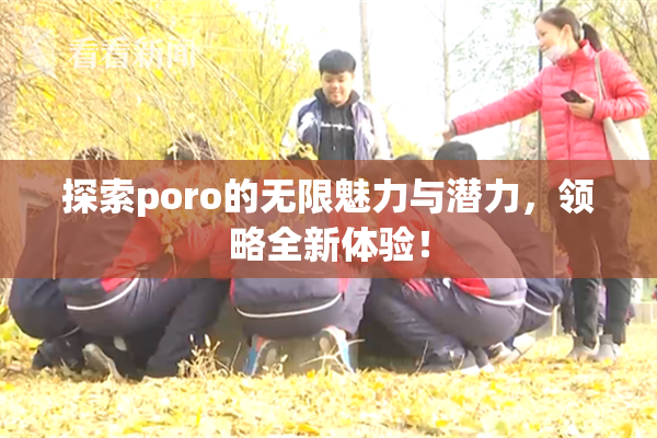 探索poro的无限魅力与潜力，领略全新体验！