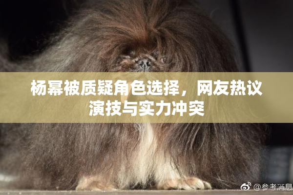 杨幂被质疑角色选择，网友热议演技与实力冲突