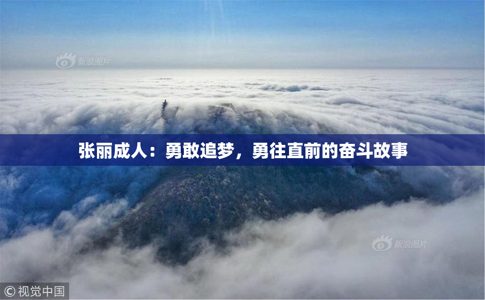 张丽成人：勇敢追梦，勇往直前的奋斗故事