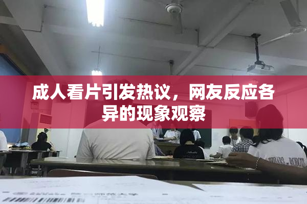 成人看片引发热议，网友反应各异的现象观察