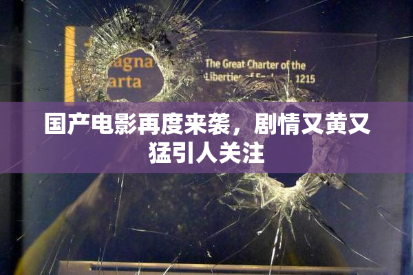 国产电影再度来袭，剧情又黄又猛引人关注