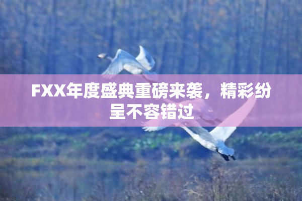 FXX年度盛典重磅来袭，精彩纷呈不容错过