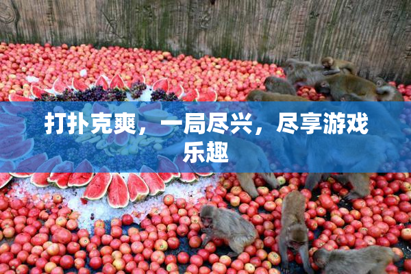 打扑克爽，一局尽兴，尽享游戏乐趣