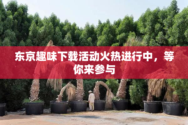东京趣味下载活动火热进行中，等你来参与