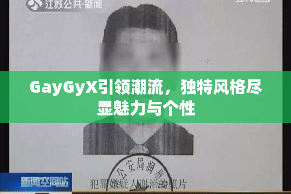 GayGyX引领潮流，独特风格尽显魅力与个性