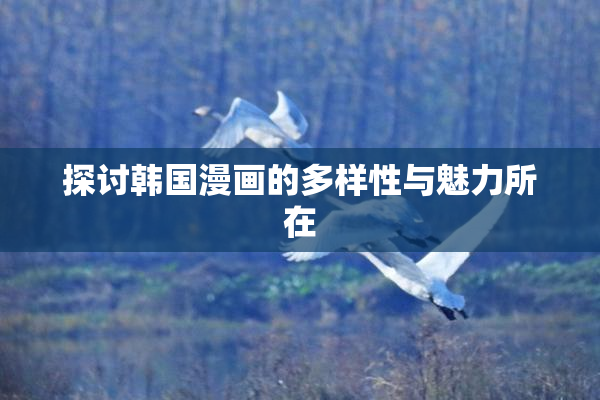 探讨韩国漫画的多样性与魅力所在