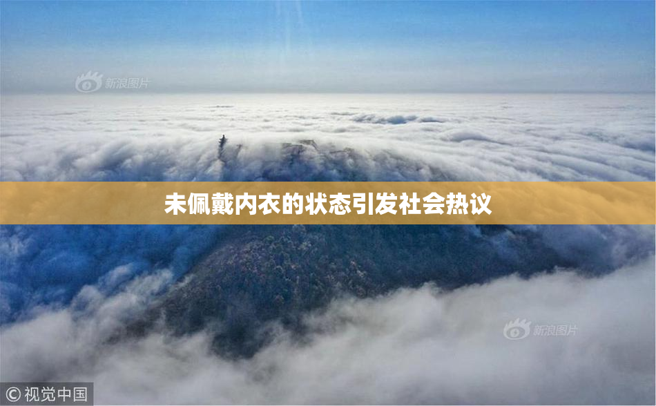 未佩戴内衣的状态引发社会热议