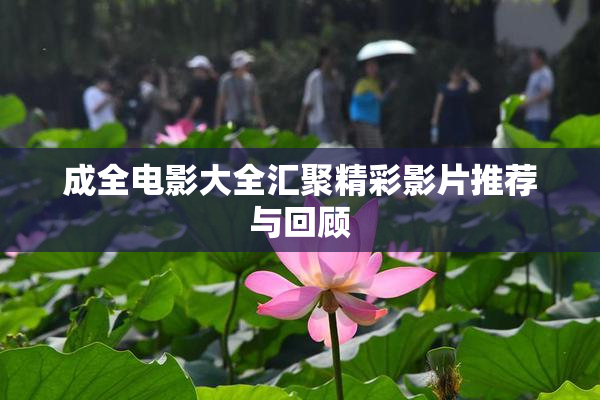 成全电影大全汇聚精彩影片推荐与回顾
