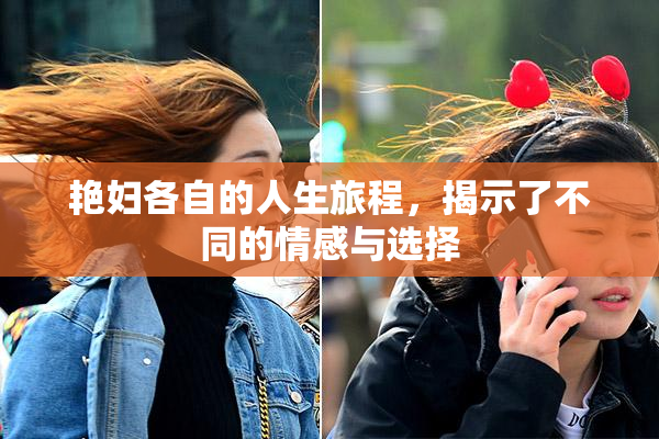 艳妇各自的人生旅程，揭示了不同的情感与选择