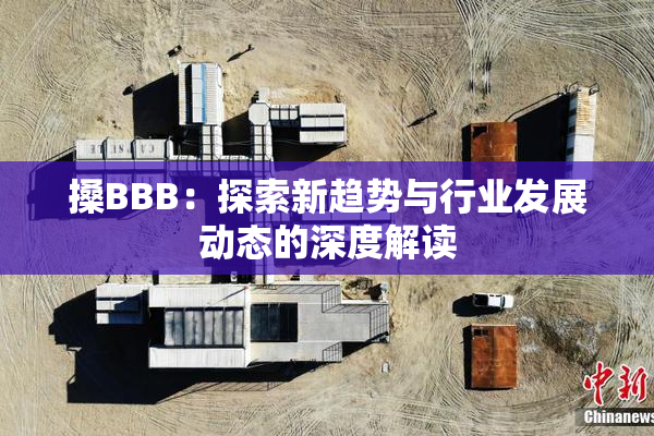 搡BBB：探索新趋势与行业发展动态的深度解读