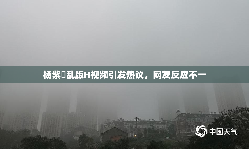 杨紫婬乱版H视频引发热议，网友反应不一