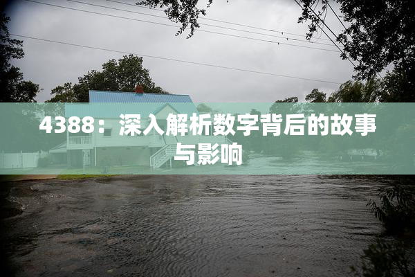 4388：深入解析数字背后的故事与影响