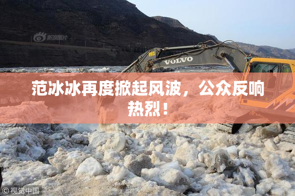 范冰冰再度掀起风波，公众反响热烈！