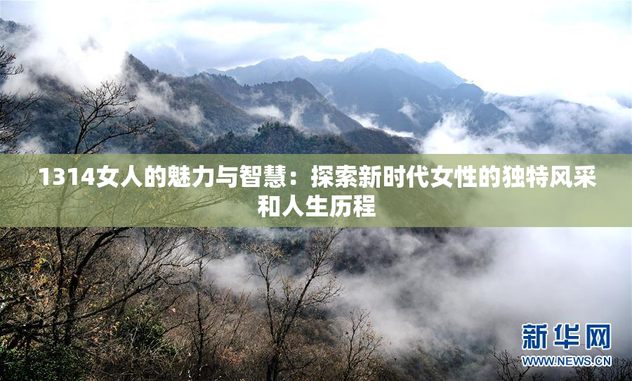 1314女人的魅力与智慧：探索新时代女性的独特风采和人生历程